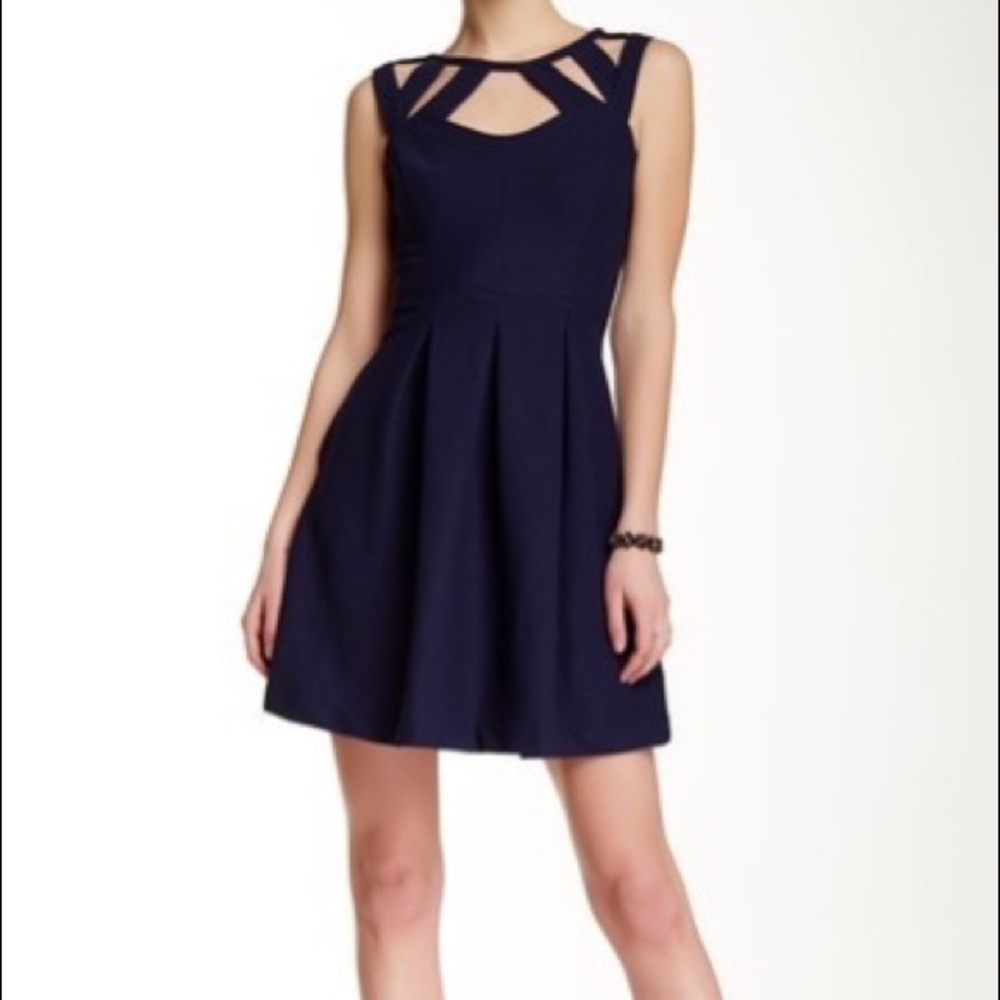Betsey Johnson Cutout Fit & Flare Dress (NWT)